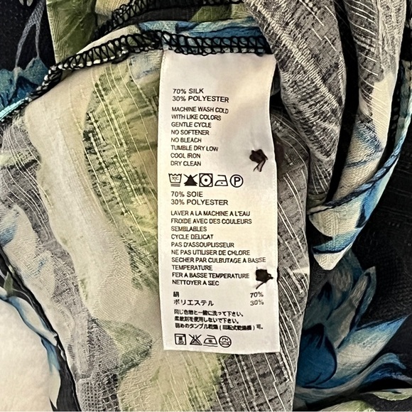 Tommy Bahama Mens Short Sleeve Button Down Island Zone Silk Blend Mult-color XXL - Picture 8 of 10